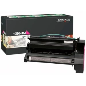 Image of Lexmark 10B041M Magenta Laser Toner Ink Cartridge