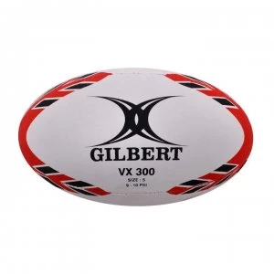 Image of Gilbert VX 300 Rugby Ball - Red/Black