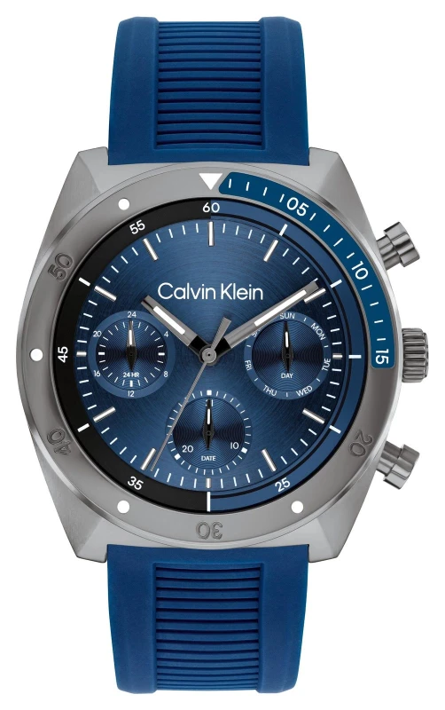 Image of Calvin Klein 25200468 Mens CK Flex Blue Dial / Blue Watch