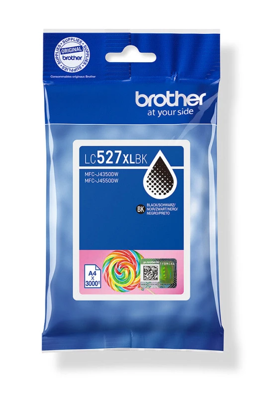 Image of Brother LC527XLBK High Yield Black Ink Cartridge 3K Pages - LC527XLBK EXRBRLC527XLBK