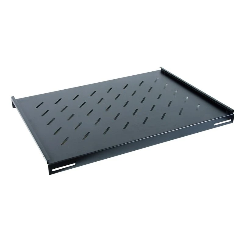 Image of FDL 650mm DEEP 19" FIXED VENTED SHELF - BLACK