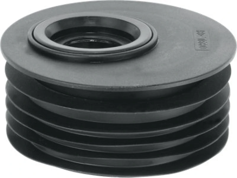 Image of McAlpine DC2BL-OS Black 4"/110mm Offset Drain Reducer Connector Black
