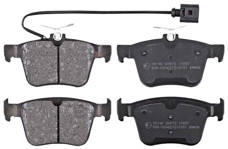 Image of A.B.S. 35146 Brake pad set with integrated wear sensor Brake Pad Set,disc brake (402)