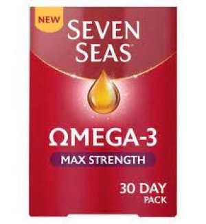 Image of Seven Seas Omega-3 Max Strength with Vitamin D 30 Capsules