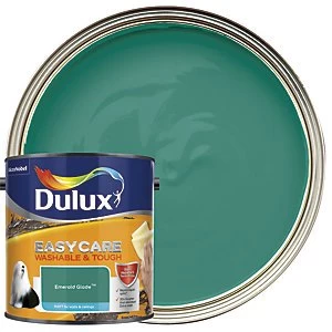 Image of Dulux Easycare Washable & Tough Emerald Glade Matt Emulsion Paint 2.5L