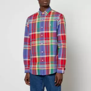 Image of Polo Ralph Lauren Checked Cotton-Flannel Shirt - S