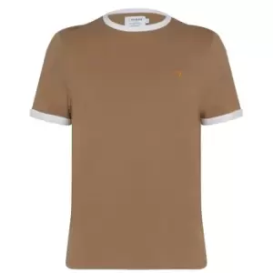 Image of Farah Groves Ringer T Shirt - Cream