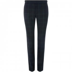 Image of Label Lab Caipirinha Skinny Fit Blackwatch Check Trouser - Navy