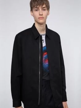 Image of Hugo Boss Epino Overshirt Black Size L Men