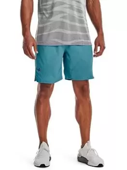 Image of Under Armour Training Vanish Woven 8" Shorts - Blue Size L, Men