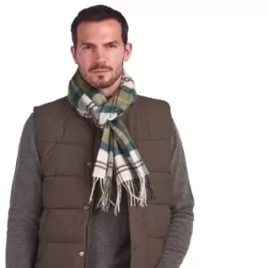 Image of Barbour Unisex Wool Cashmere Tartan Scarf Ancient Tartan