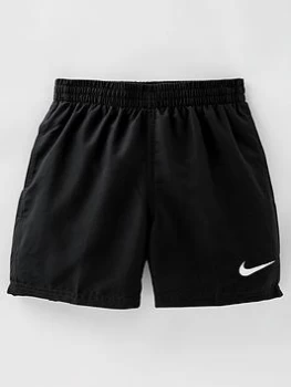 Image of Nike Boys Nike Essential Lap 4" Volley Short - Black, Size XL=15-16 Years