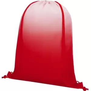 Image of Bullet Gradient Backpack (One Size) (Red/White) - Red/White