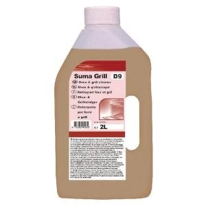 Image of Diversey Suma Grill D9 Oven Cleaner 2 Litre Pack of 6 7010064
