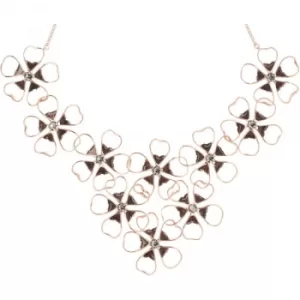 Image of Ted Baker Linndy Enamel Flower Cluster Necklace