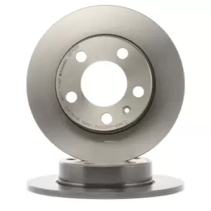 Image of BREMBO Brake disc VW,AUDI,SKODA 08.7165.11 1J0615601,1J0615601C,1J0615601N Brake rotor,Brake discs,Brake rotors 1J0615601P,1J0615601Q,2Q0615601H