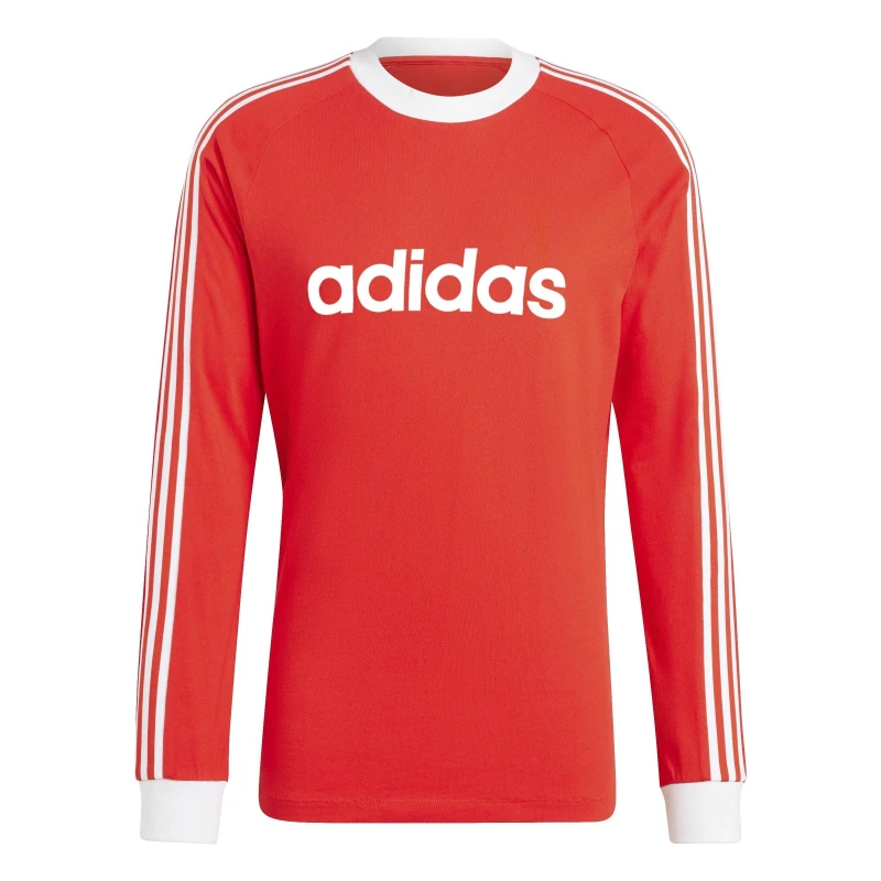 Image of adidas Bayern Originals 70s Long Sleeve Shirt Adults Red male XS