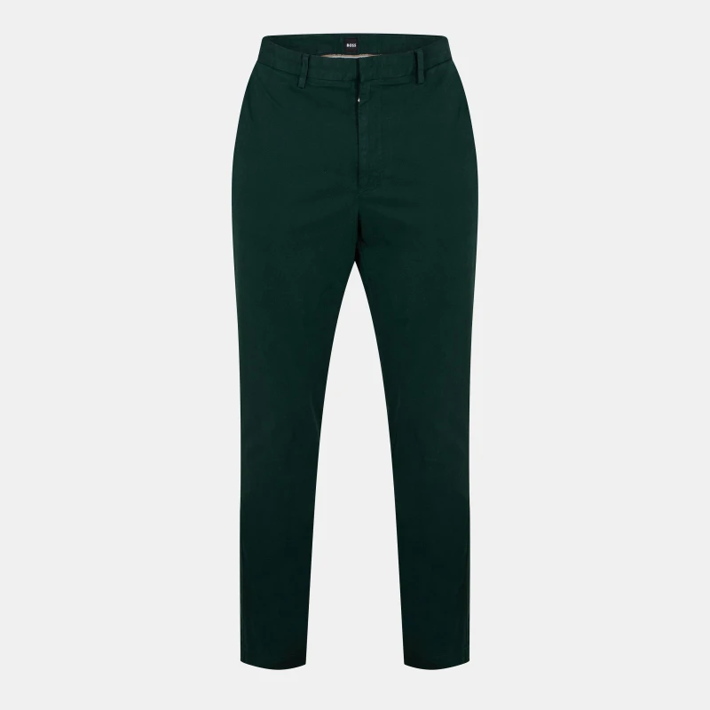 Image of Boss Mens Kaito Slim Fit Chinos Trousers Open Green male 36 (46)