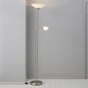Image of Carpio Chrome Effect Floor Lamp