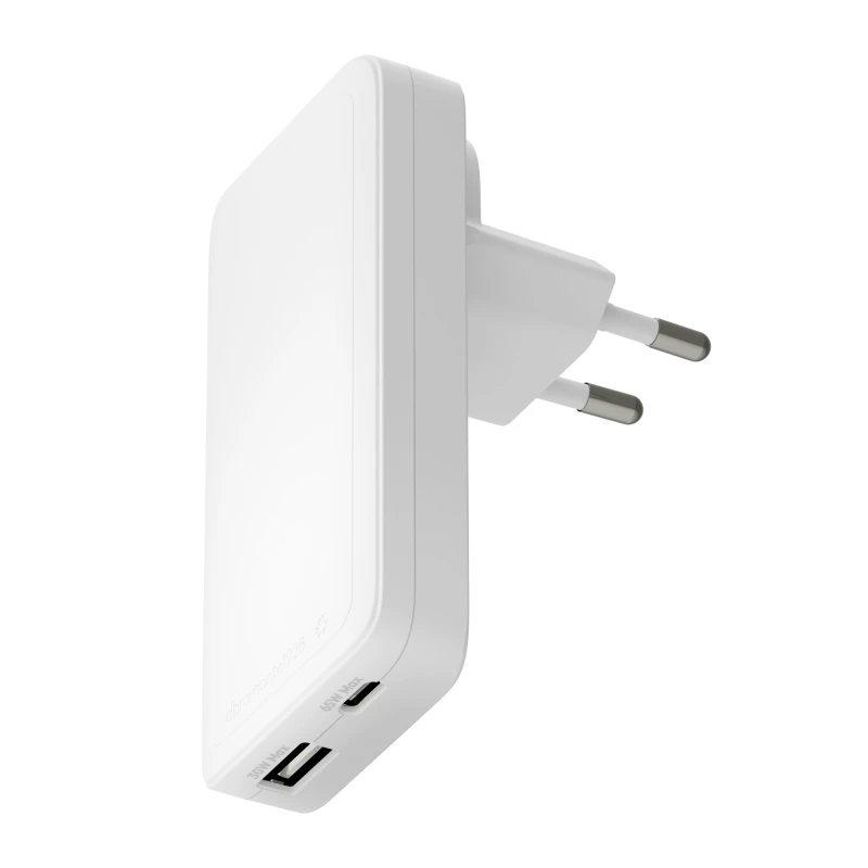 Image of dbramante1928 Pro - EU/US Slim Charger - USB-C 65W+USB-A 30W - W