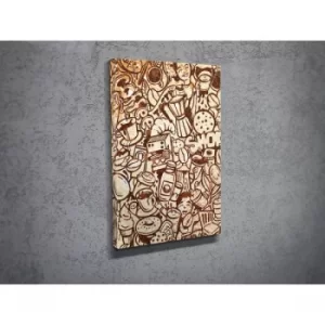 Image of DC034 Multicolor Decorative Canvas Painting