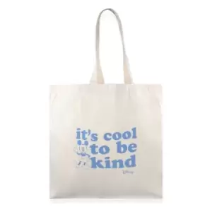 Image of Disney Its Cool To Be Kind Mickey Mouse Tote Bag (One Size) (Natural)