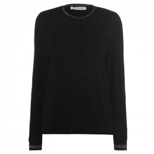 Image of Sofie Schnoor Jana Textured Long Sleeve Sweatshirt - Black