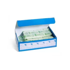Image of Medical plasters blue metal detectable assorted - Click