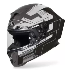 Image of Airoh GP 550S Challenge Helmet, black-grey, Size S, black-grey, Size S