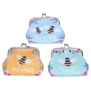 Image of Bee Happy Coin Purse Small
