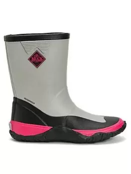 Image of Muck Boots MUCK BOOTS KIDS FORAGER WELLINGTON BOOT, Grey, Size 2 Older