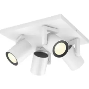 Image of Philips Lighting Hue Ceiling spot 50624/31/P7 Argenta GU10 28 W RGBW