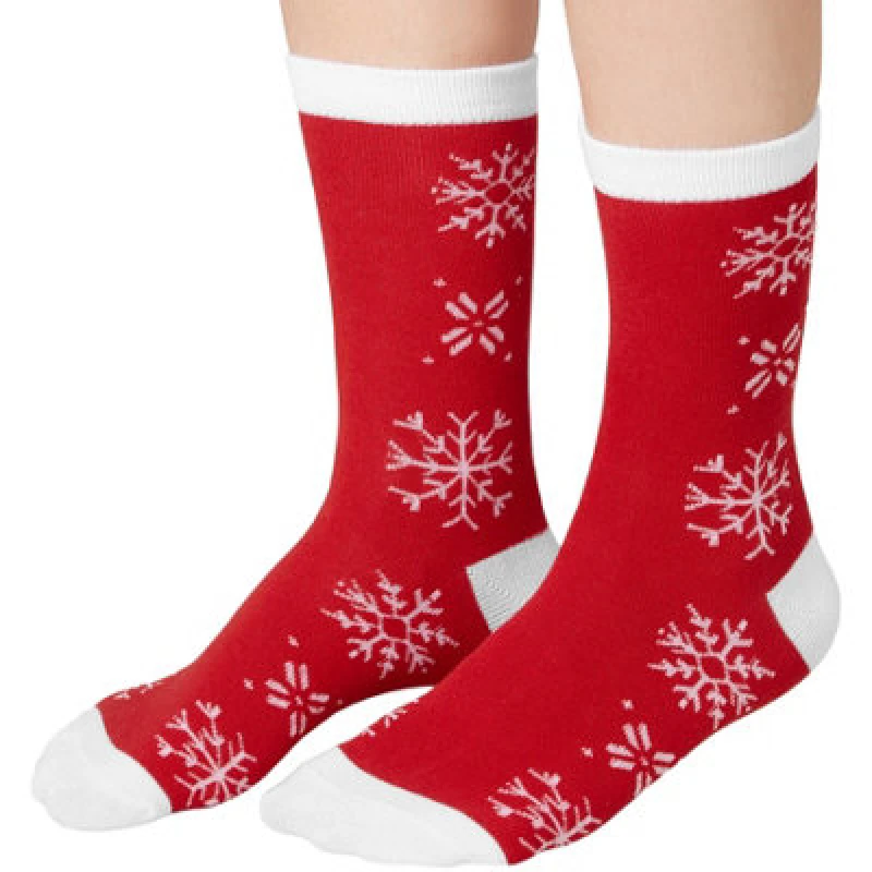 Image of Tectake Christmas Socks With Snowflake Motif 39-42 - 303499