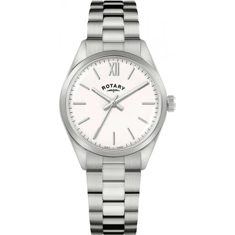 Image of Rotary Womens RLB10005-01 Heritage 32mm Quartz Watch in Silver Silver Female One Size