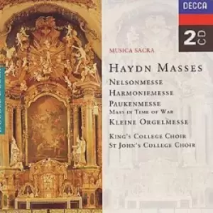 Image of Haydn Nelsonmesse - Harmoniemesse - Paukenmesse - Kleine Orgelme by Joseph Haydn CD Album