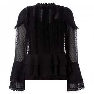 Image of Biba Victorian Blouse - Black