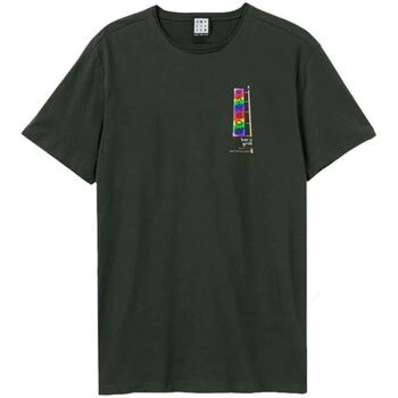 Image of Amplified Amplified Men The Rainbow Room T-Shirt in Charcoal Size: X-Small Charcoal XS Male 5063574760072