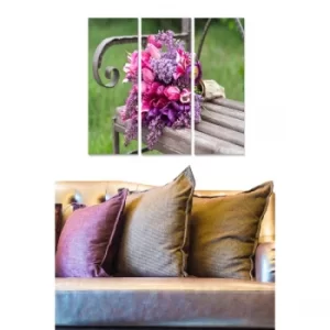 Image of MDF276358571 Multicolor Decorative MDF Painting (3 Pieces)