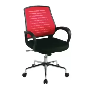 Image of Carousel Mesh Back OperatorS Chair - Red