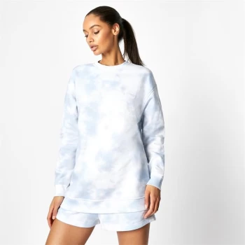 Image of Slazenger x Sophia & Cinzia Crew Neck Sweatshirt - Tie Dye