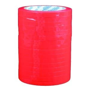 Image of Polypropylene Tape 9mmx66m Red Pack of 16 70521252