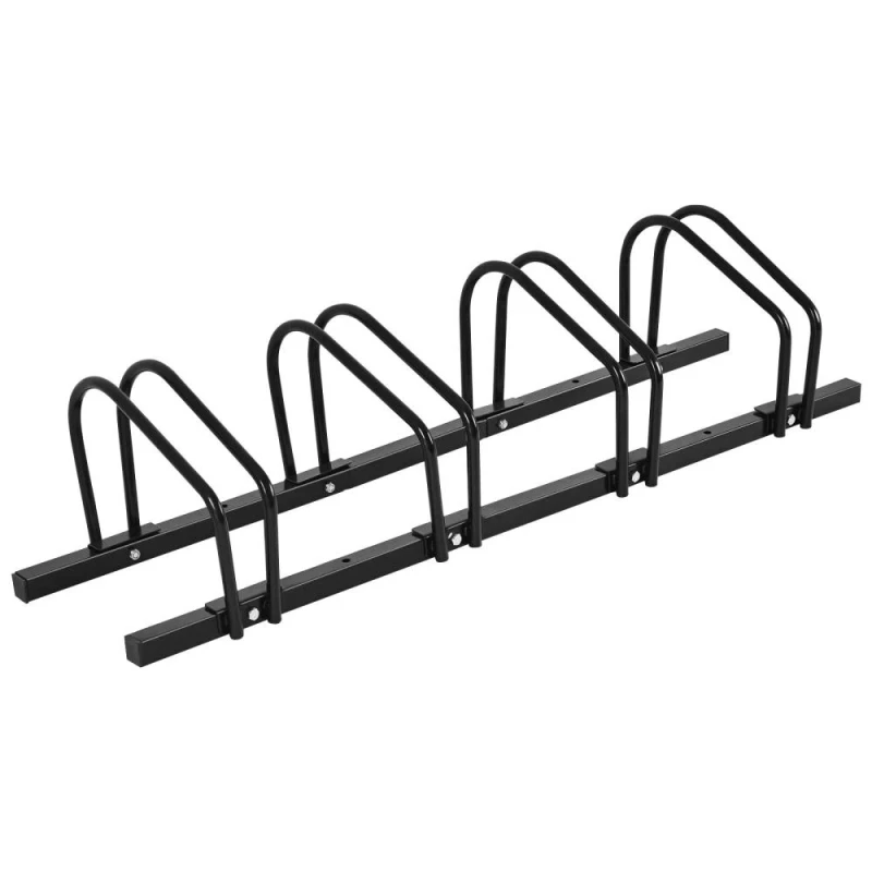 Image of COSTWAY 4 Bike Rack Bicycle Storage Rack for Children Bike Stunt Bike Black