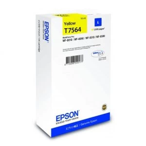 Image of Epson T7564 Yellow Ink Cartridge