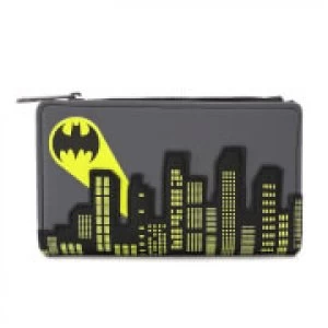 Image of Loungefly DC Comics Dc Batman Bat Signal Flap Wallet