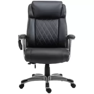 Image of Vinsetto Massage Office Chair High Back with Armrest 6-Point Vibration Executive Chair with Adjustable Height Black