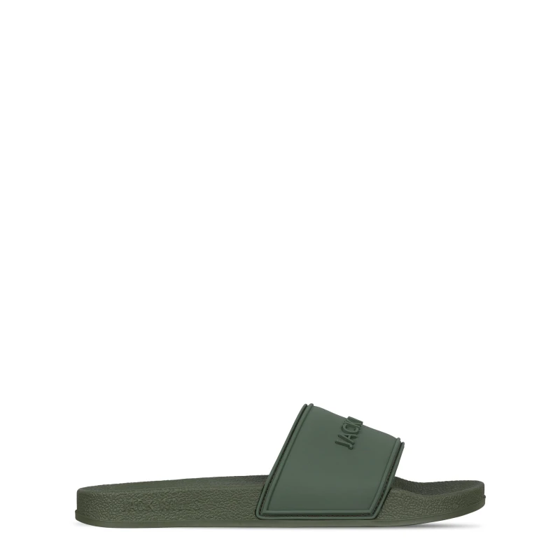 Image of Jack Wills Minimal Logo Sliders - Green Green 3