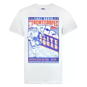 Image of Star Wars Mens Storm Trooper Elite Squad T-Shirt (S) (White)