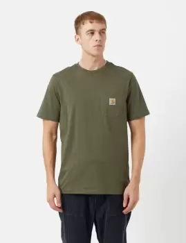 Image of Carhartt-WIP Pocket T-Shirt - Seaweed Green