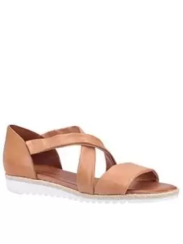 Image of Hush Puppies Gemma Espadrille Wedge Sandal - Tan, Size 8, Women