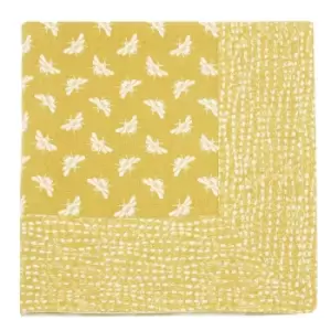 Image of Walton & Co Bee Tablecloth, Ochre